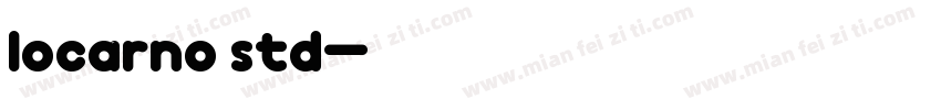 locarno std字体转换